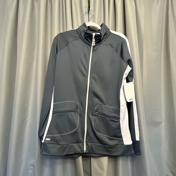 ALO Yoga Jackets & Blazers - 30% off W ♥️ NWT ALO grey cool fit Full Zip Activewear Mock Neck Jacket